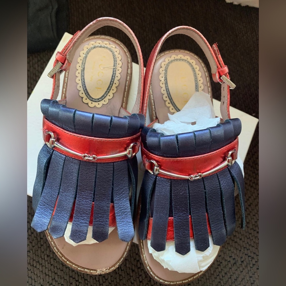Authentic Girls Gucci sandals
